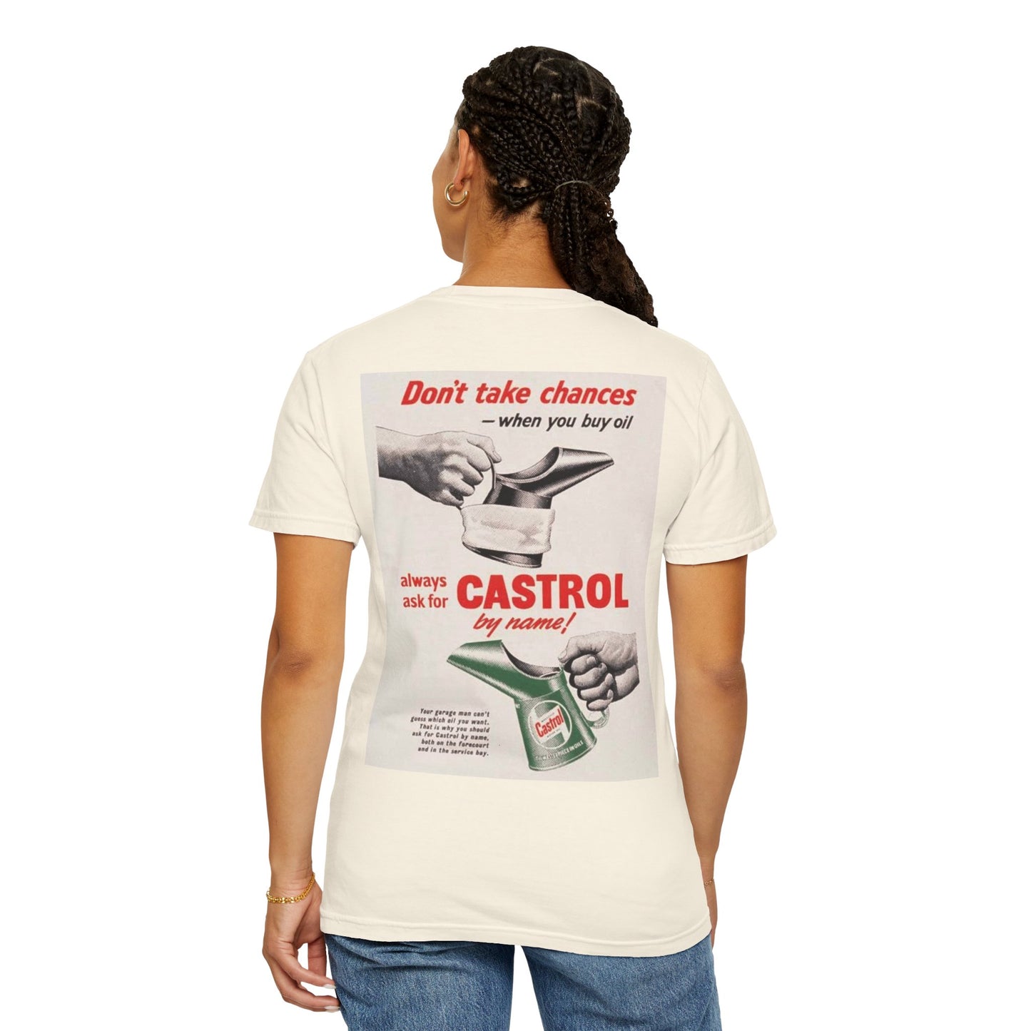 Vintage Castrol Motorsport T-Shirt - Unisex Garment-Dyed Tee