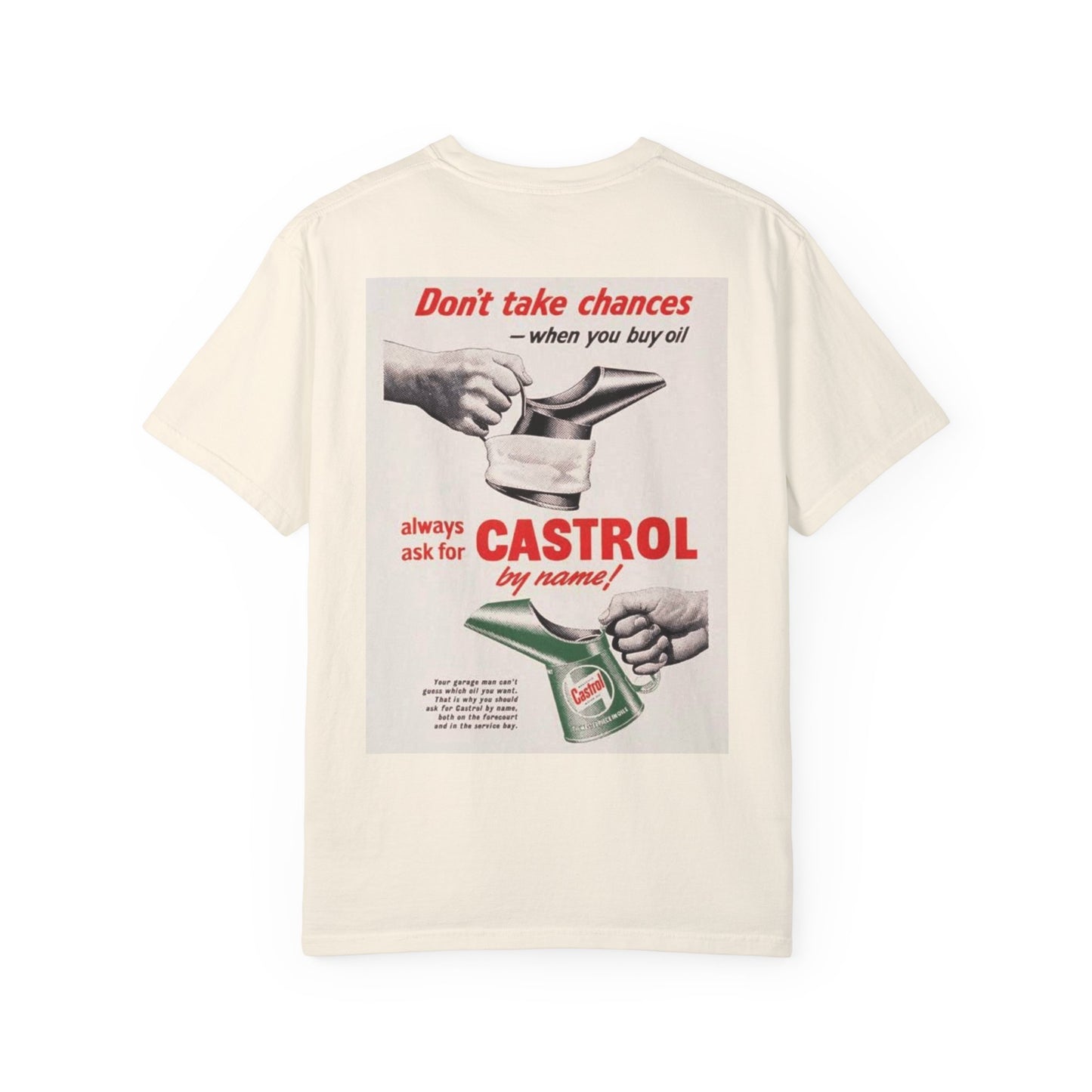 Vintage Castrol Motorsport T-Shirt - Unisex Garment-Dyed Tee